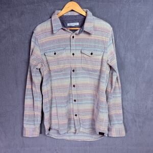 Outerknown Shirt Men's L Sunrise Blanket Mojave Jacket Organic Cotton Travel